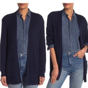 Madewell navy pocket cardigan